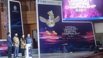 Universitas Terbuka Jadi Tuan Rumah NUDC 2024, Maskot GUTSY Diluncurkan