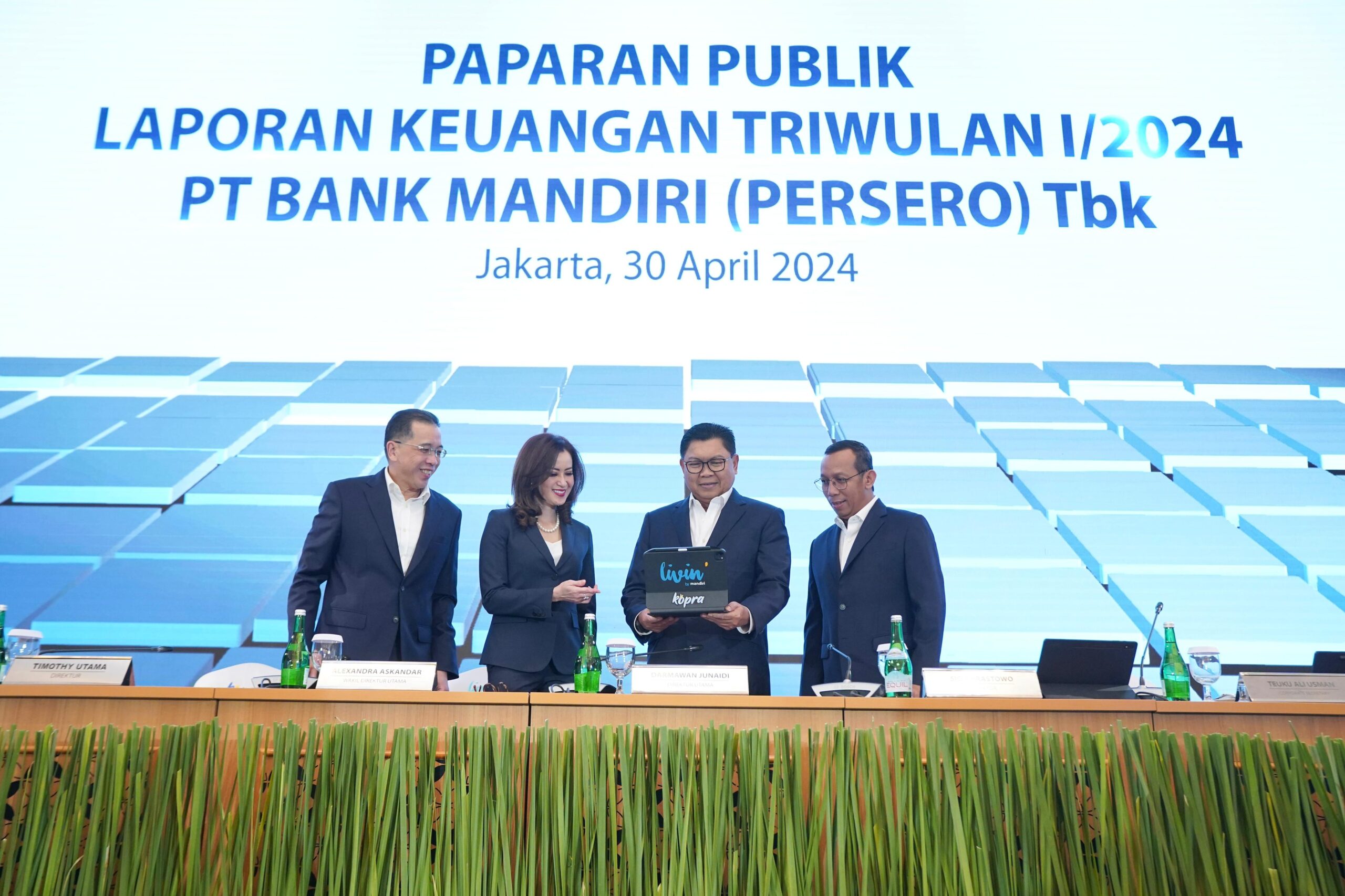 Agresif Tapi Prudent, Bank Mandiri Catat Realisasi Kredit Kuartal I 2024 Tembus Rp 1.435 Triliun