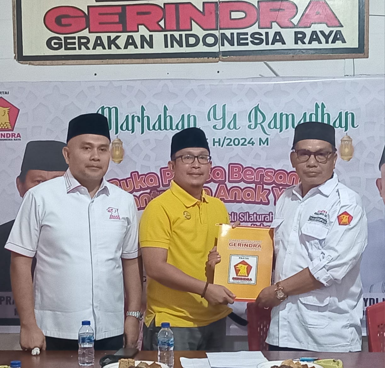 Irsan Kandidat Pertama Ambil Formulir Ke Gerindra Sidimpuan