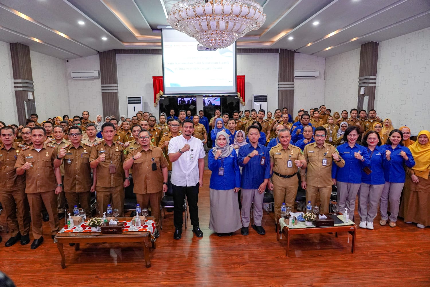 Launching Program Satu Kecamatan Satu Kelurahan Cantik (Cinta Statistik), Wali Kota Medan: Data Real Menjadi Sumber Utama Pembangunan Yang Baik