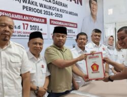 DPD IMM SUMUT Bersama Ormas Lain Ikut Antarkan Bakhtiar Sibarani Daftar Calon Wali Kota Medan