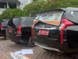 Kampanyekan PON XXI, Semua Mobil Dinas Pemerintah Aceh Ditempel Stiker