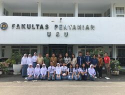 KIR SMAN 1 Medan Bereduwisata ke Laboratorium, Rumah Kasa, Dan Teaching Farming Di Fakultas Pertanian USU