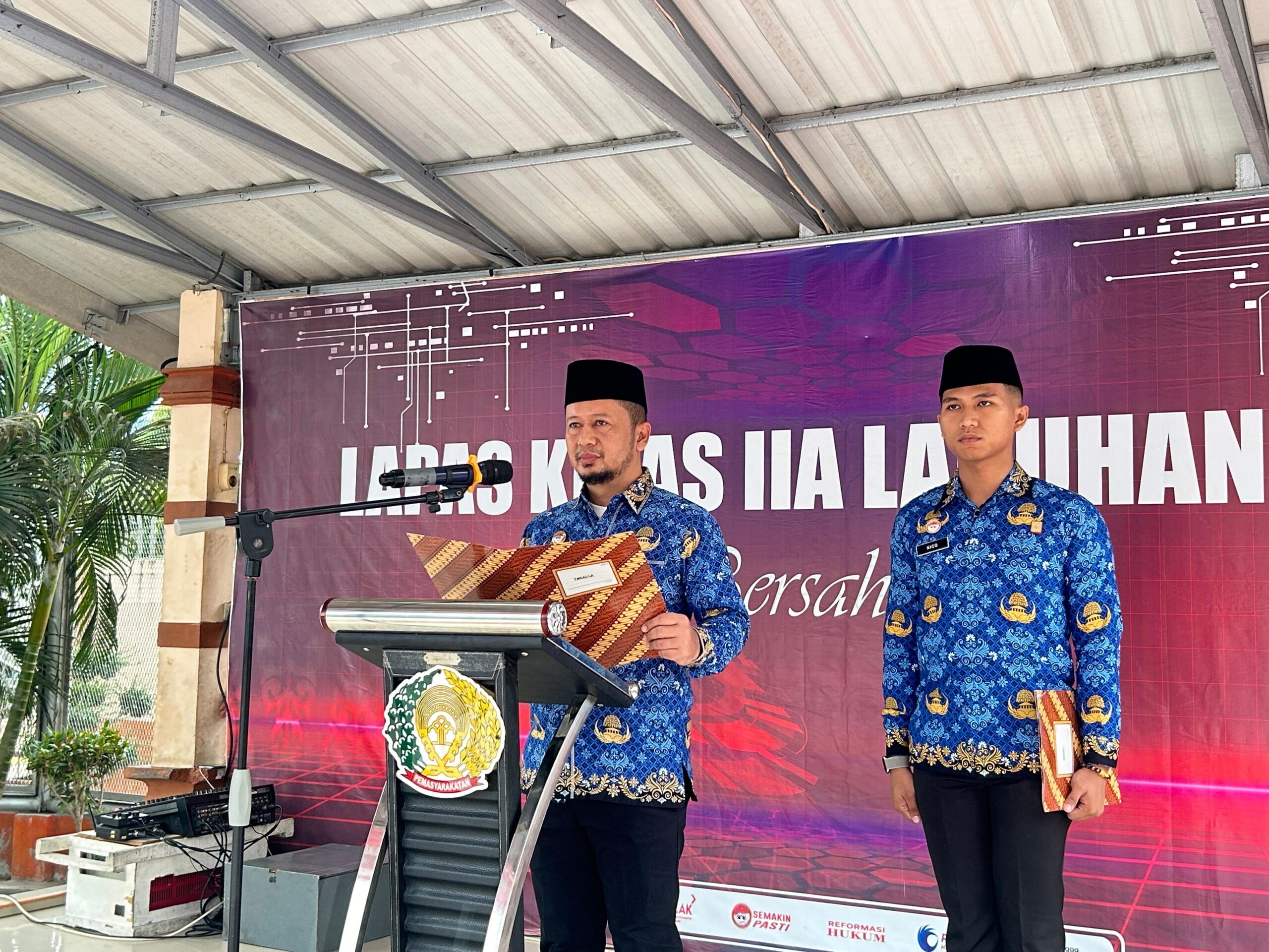 Upacara Harkitnas Ke-116 Di Lapas Labuhan Ruku Khidmat