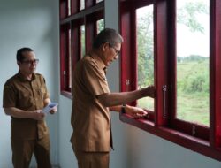 Asisten III Sekda Aceh Besar Tinjau Pembangunan Gedung SDN Bak Sukon