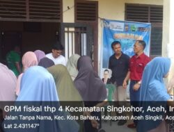 Banjir Surut, Tim GPM Suplai Pasokan Pangan Di Pelosok Aceh Singkil