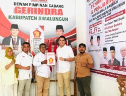 Suhu Politik Jelang Pilkada Makin Panas, Azi Pratama Daftar Ke DPC Gerindra Simalungun