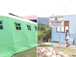 Pemkab Aceh Besar Dirikan Tenda Darurat Untuk Sekolah SDIT Ar-Rabwah