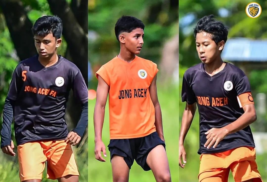 Trio Pemain Jong Aceh U-15 Diundang Trial Academy Terbaik