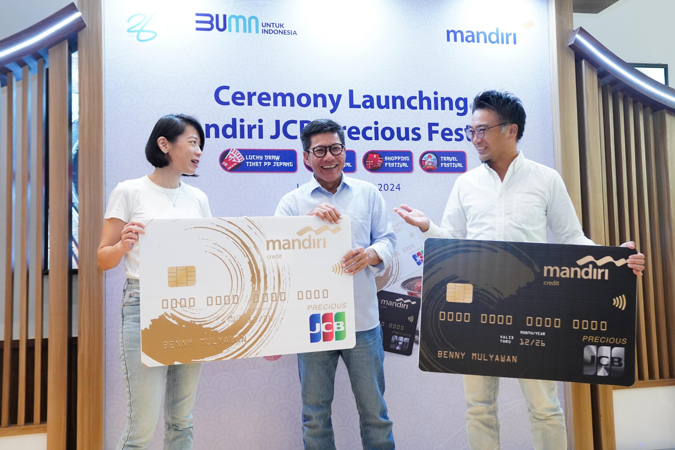 Solusi Lifestyle Mudah! Bank Mandiri dan JCB Gelar Mandiri JCB Precious Festival 2024