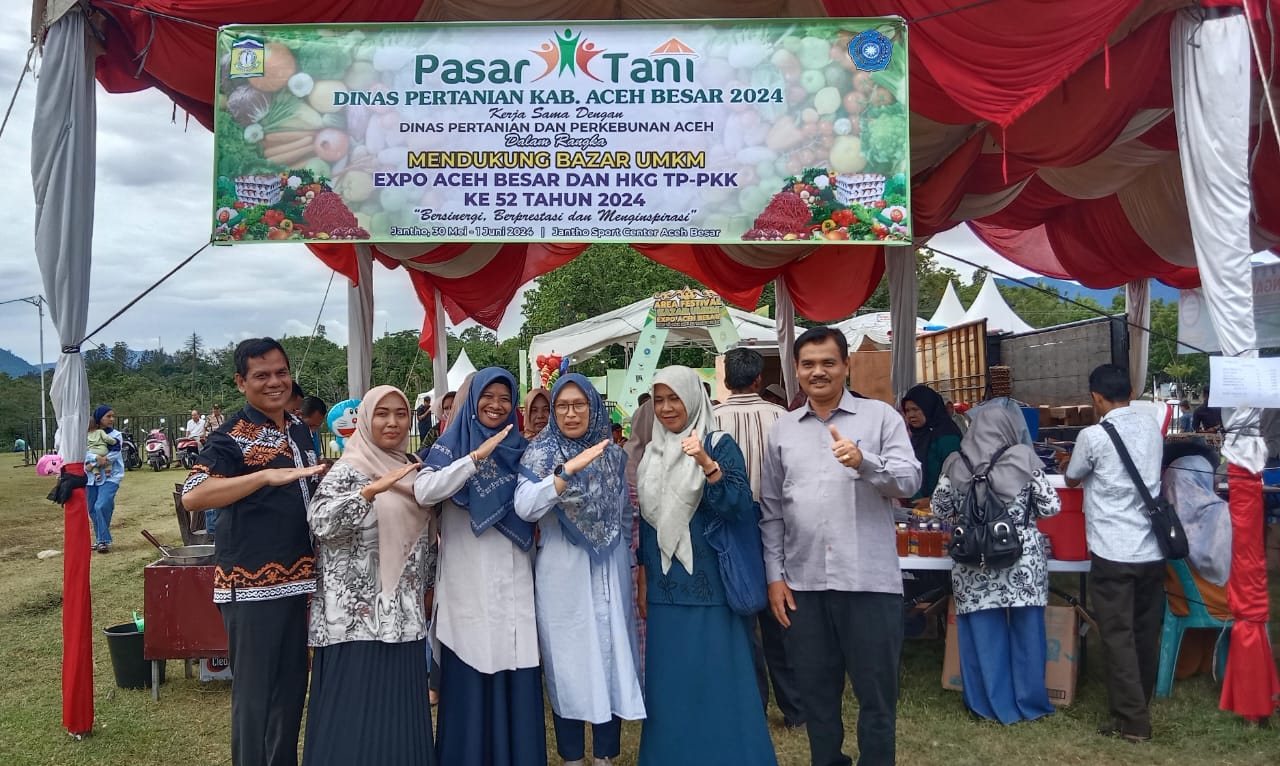 Pasar Tani Aceh Besar Ikut Ramaikan Bazar UMKM Expo Di JSC