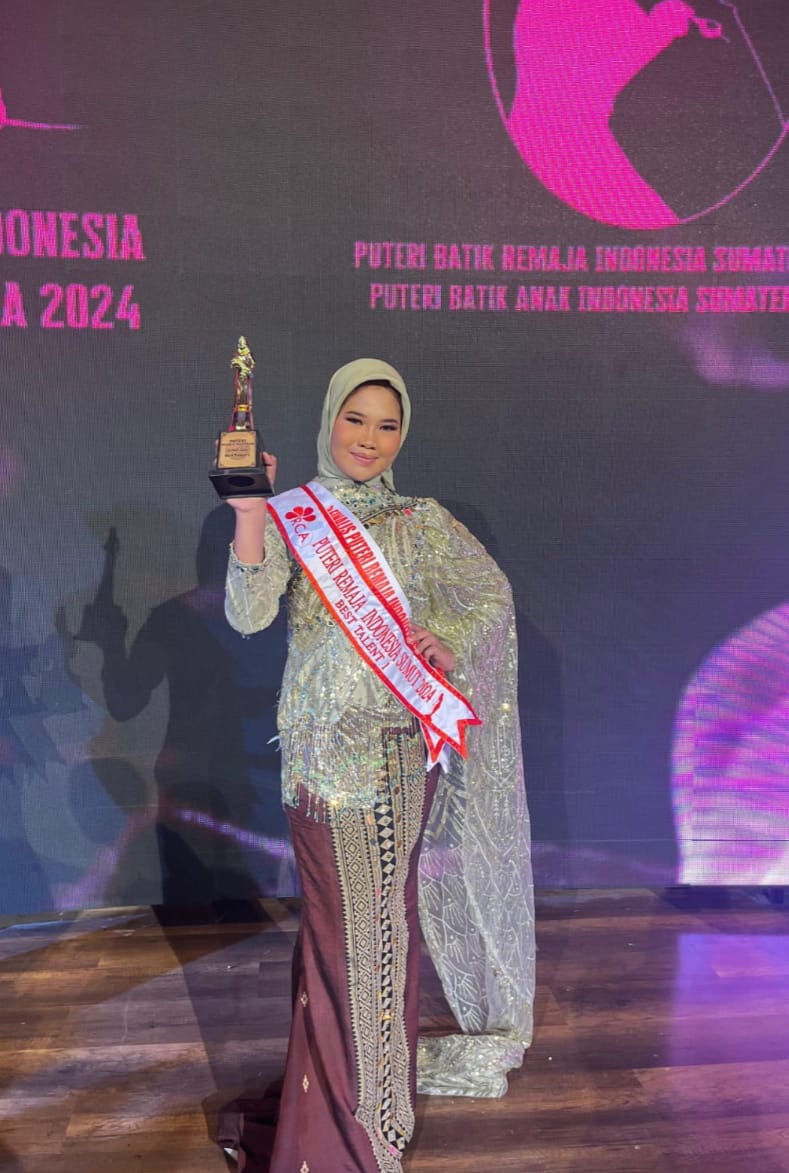 Rahmi, Raih Best Talent 1 Puteri  Remaja Indonesia Se Sumut