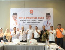 Zakky Shahri Pertama Ikut Fit And Proper Test PKS Sumut