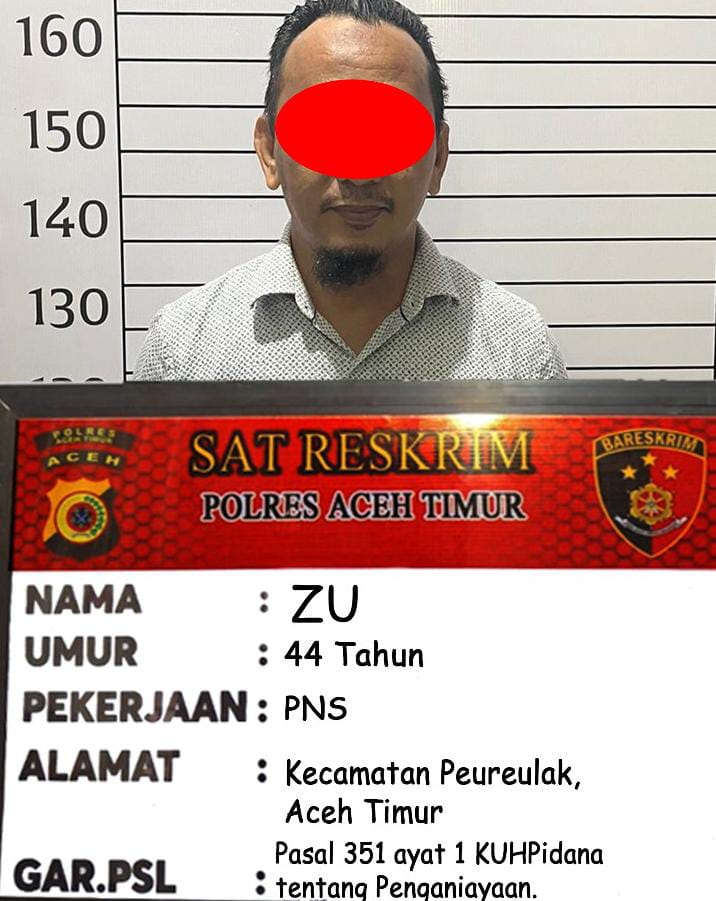 Di Aceh Timur, Istri Polisikan Suami