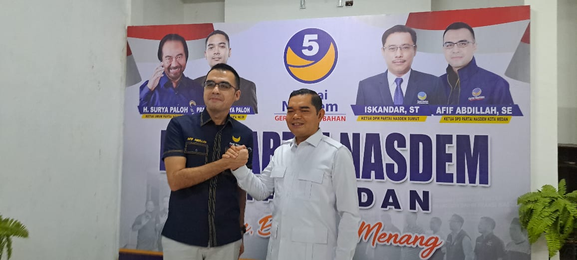 Jalin Silaturahmi Jelang Pilkada, DPD Nasdem Kota Medan Terima Kunjungan DPC Gerindra