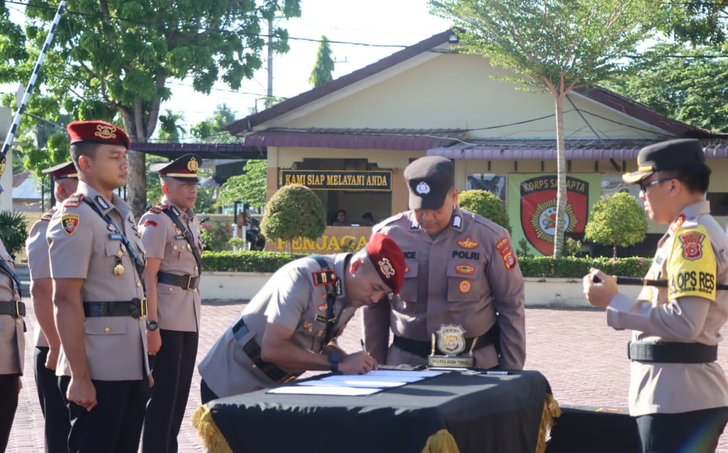 AKP Yusra - Iptu Adi Jabat Kasat Narkoba Dan Kasat Reskrim Polres Aceh Timur