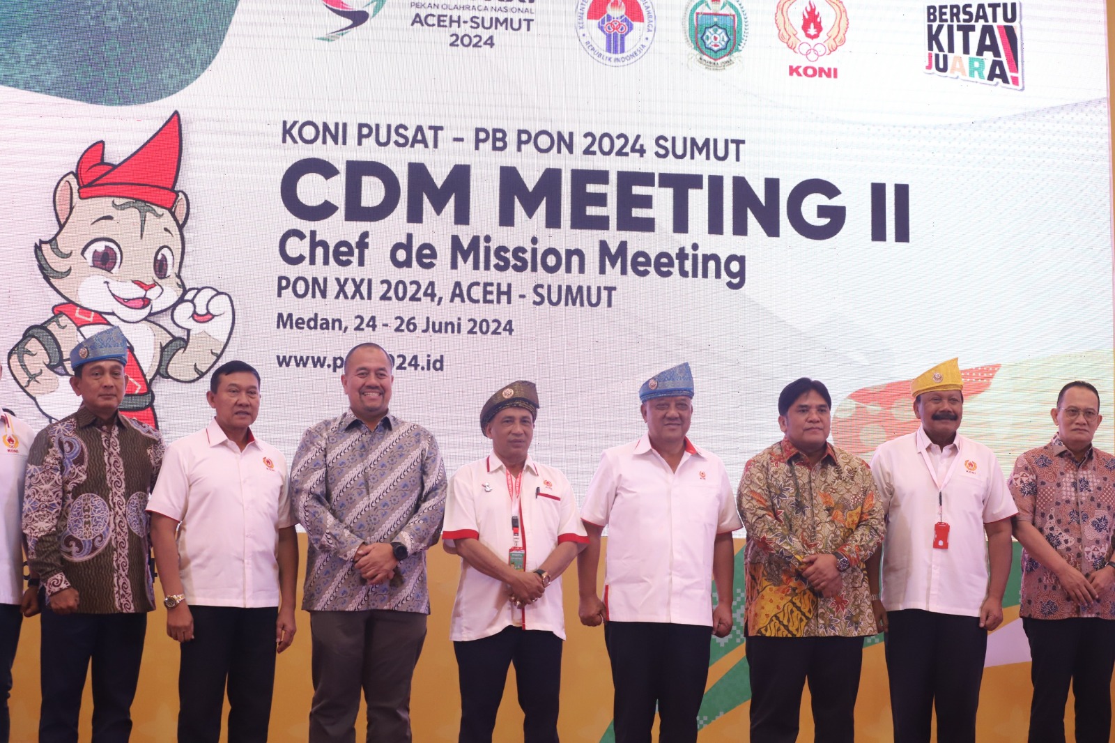 Pembukaan CdM Meeting PON 2024: Kontingen Dari 38 Provinsi Tiba Di Sumut