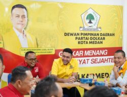 PSI Silaturahmi Ke Golkar Medan, Rahmaddian Shah Sebut Peluang Koalisi Memungkinkan