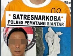 Polres P. Siantar Ringkus 2 Residivis Bawa Sabu, 1 Asal Medan