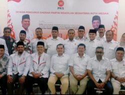 Silaturahmi Politik, DPC Gerindra Medan Sambangi DPD PKS Medan