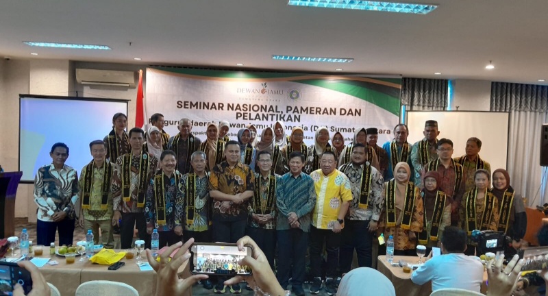 Fasilitasi Pemangku Kepentingan, Pengurus Dewan Jamu Indonesia Sumut Dilantik