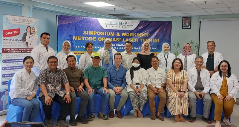 RS Columbia Asia Medan Dan RS Columbia Asia Aksara Gelar Simposium Dan Workshop Operasi Laser