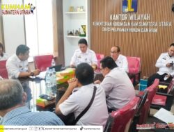 Kanwil Kemenkumham Sumut Rapat Pelaksanaan Audit Kepatuhan PMPJ Terhadap Notaris