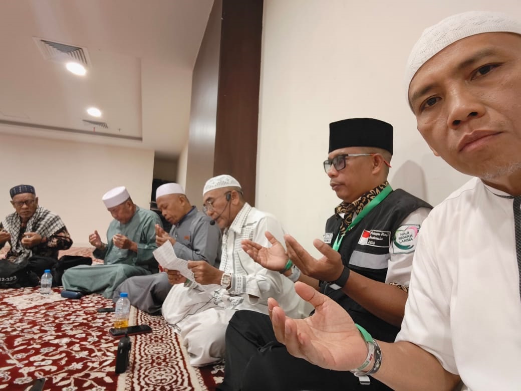 Meski Terserang Batuk, Jamaah Haji Kloter 12 Doakan Negeri Betuah Aceh Singkil