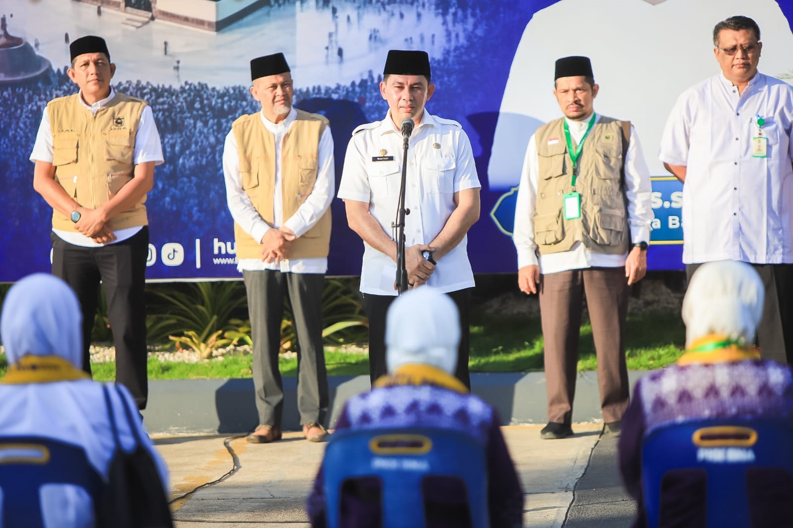 Sekda Lepas 13 Calhaj Banda Aceh Tergabung Dalam Kloter 8