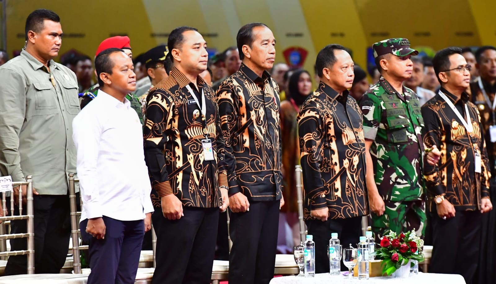 Pembukaan Rakernas APEKSI Se-Indonesia di Balikpapan, Kalimantan Timur, dihadiri oleh Presiden RI Joko Widodo, Selasa (4/6). Waspada/Ist