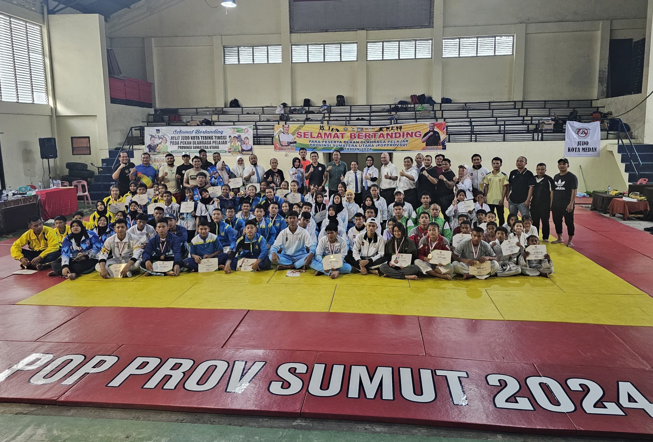 Medan Juara Umum Judo Popprovsu 2024