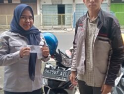 1.093 Stiker Habis Terjual Di Hari Pertama Penerapan Parkir Berlangganan Kota Medan