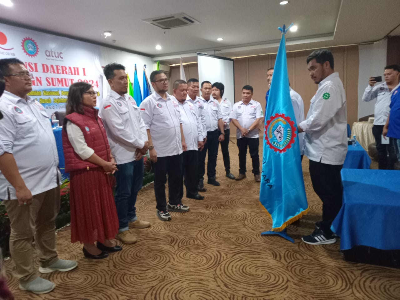 TM Yusuf Kembali Pimpin DPD KSPSI AGN Sumut 2024-2029