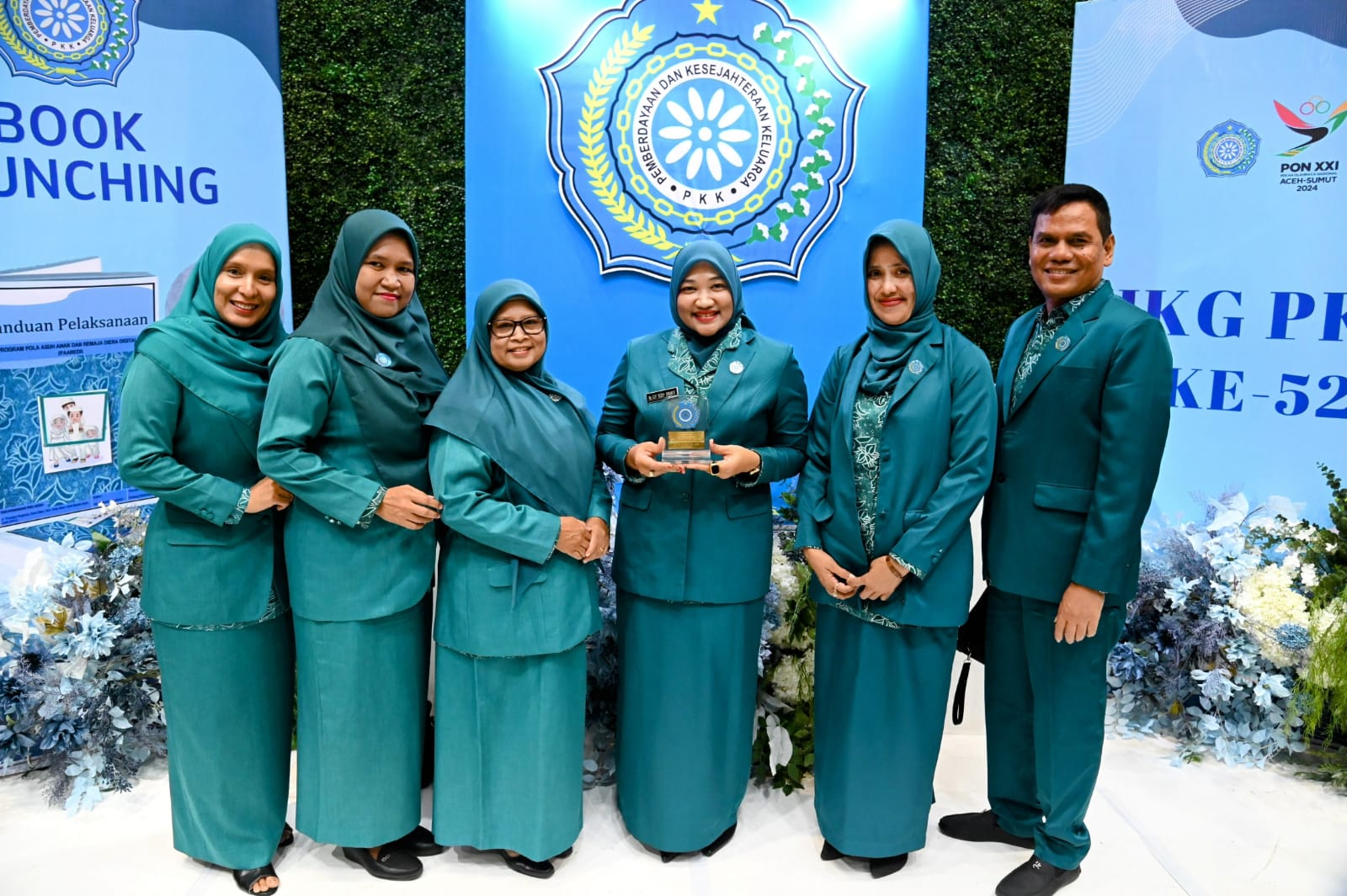 TP PKK Aceh Besar Raih Juara Harapan Satu Lomba Gamawar Provinsi Aceh