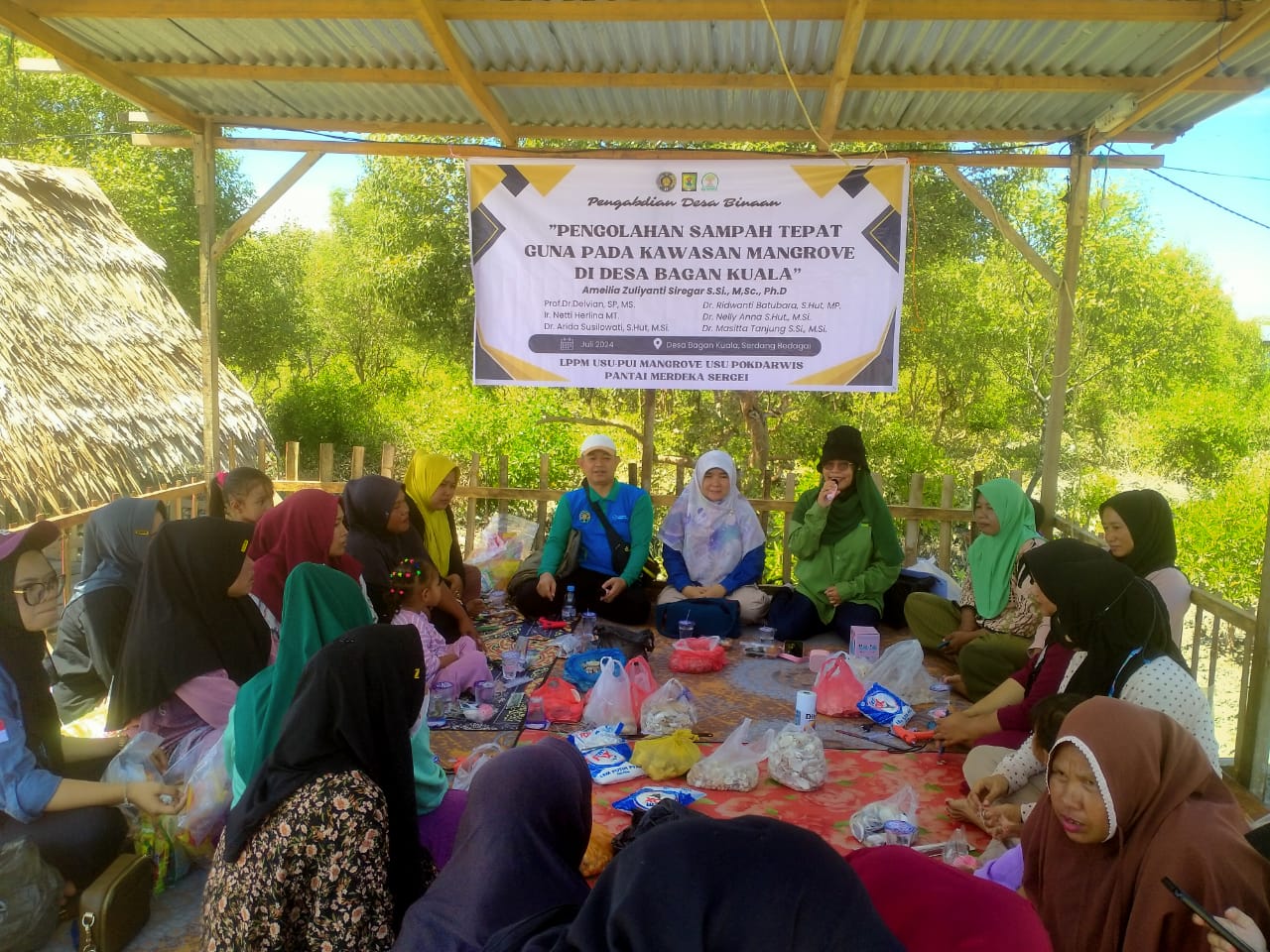 LPPM-PUI Mangrove USU Bentuk Desa Binaan Di Bagan Kuala, Sergai