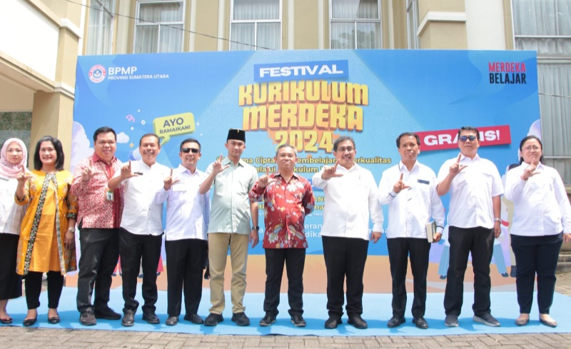 Festival Kurikulum Merdeka 2024 Digelar BPMP Provinsi Sumut Meriah