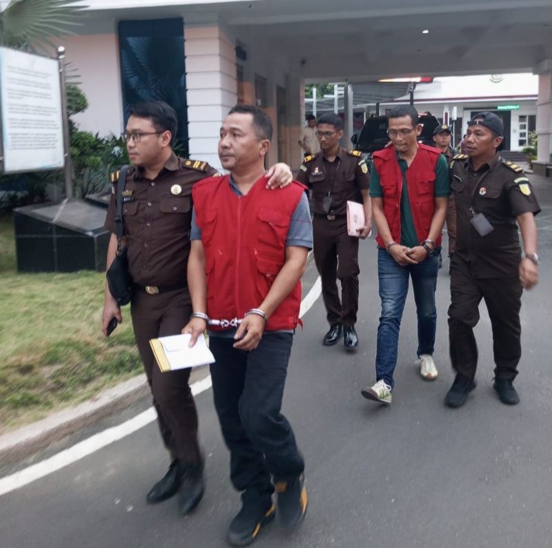 Kejati Sumut Tahan 2 Tersangka Dugaan Korupsi Rehabilitasi dan Renovasi Sarana/Prasarana Sekolah di Sumut