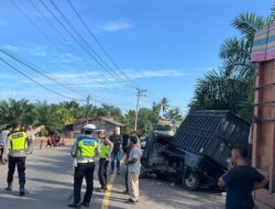 Supir Mengantuk, L-300 Kontra Intercooler Di Aceh Timur