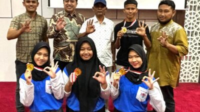 SMAN 3 Langsa Borong Juara O2SN Aceh