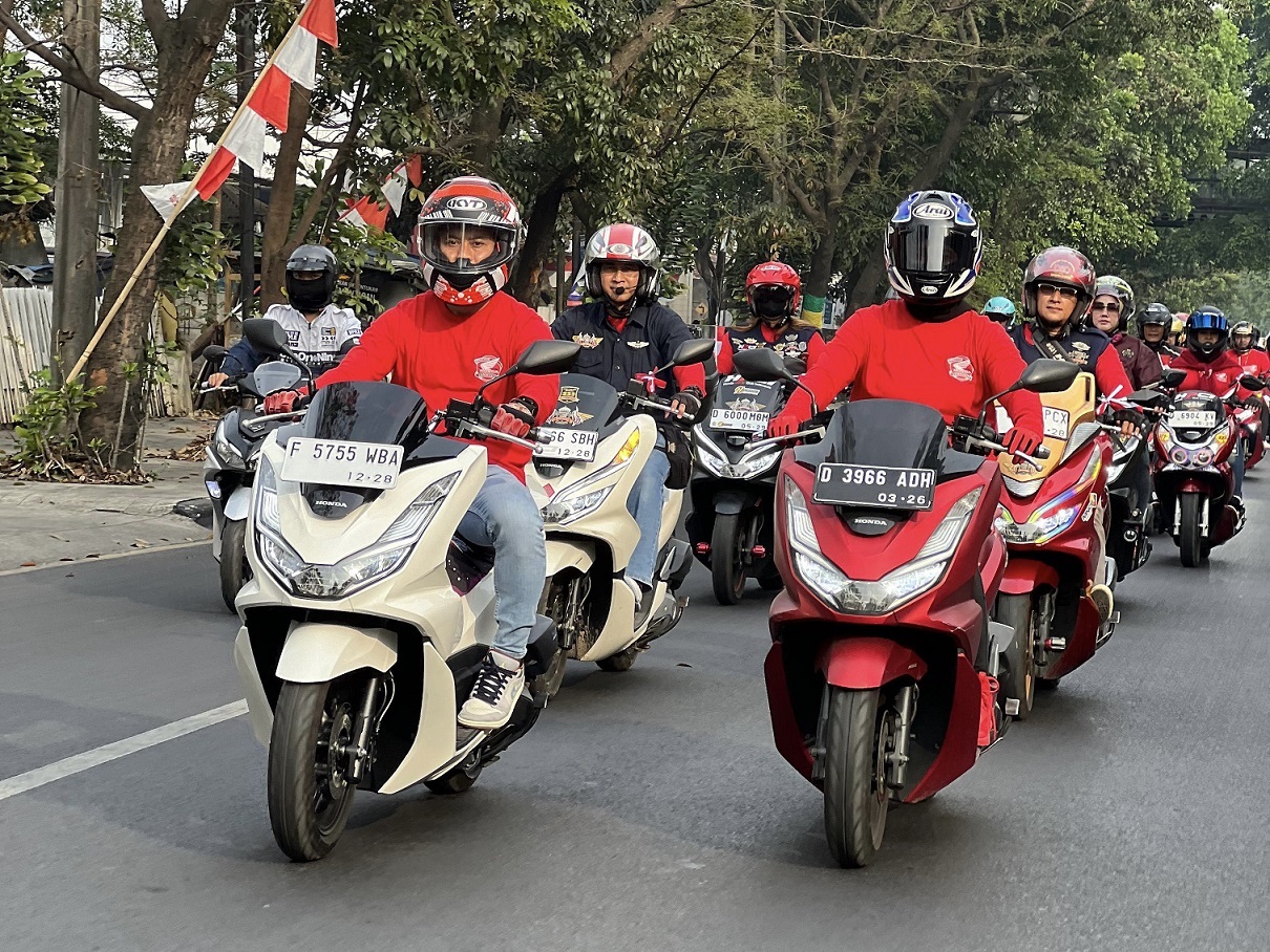 Bikers Honda PCX Konvoi Kemerdekaan