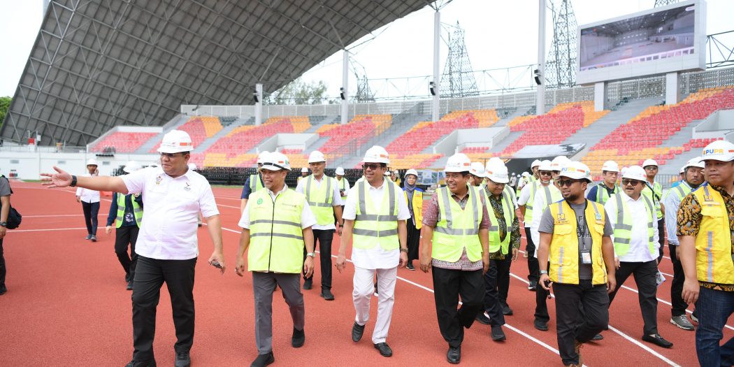 Deputi Kemenko PMK RI Tinjau Pembangunan Venue PON