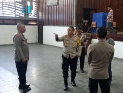 Kapolres Cek Venue Cabor Tinju PON XXI Di UHN P. Siantar