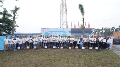 Semarak HUT RI Ke-79, PT PIL Lakukan Program Tanam Pohon