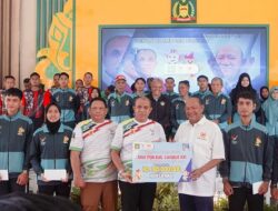 78 Atlet PON Asal Langkat Terima Tali Asih, Pj Bupati Janjikan Bonus