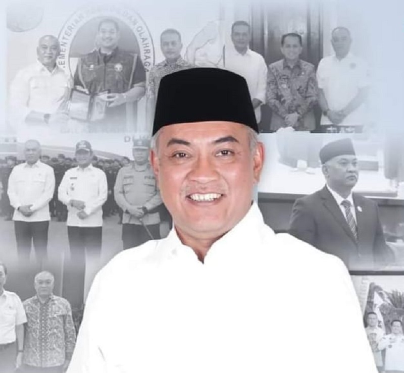 Wakil Ketua DPRD Sumut yang juga Bacalon Bupati Madina dari Partai Gerindra H. Harun Musthafa Nasution. Waspada/Ist