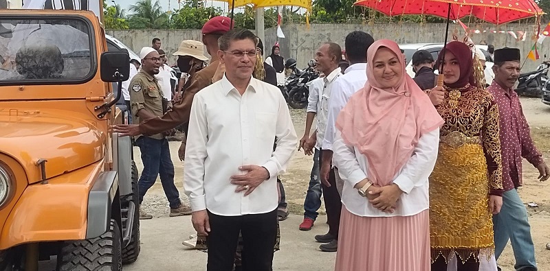 Pasangan Fazlun Hasan Dan Meutia Apriani Mendaftar Ke KIP Langsa