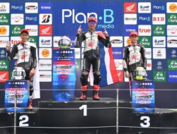 Pebalap Astra Honda Cetak Podium Perdana Thailand Talent Cup 2024