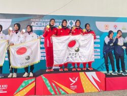 Petanque Aceh Sabet Emas Beregu Putri