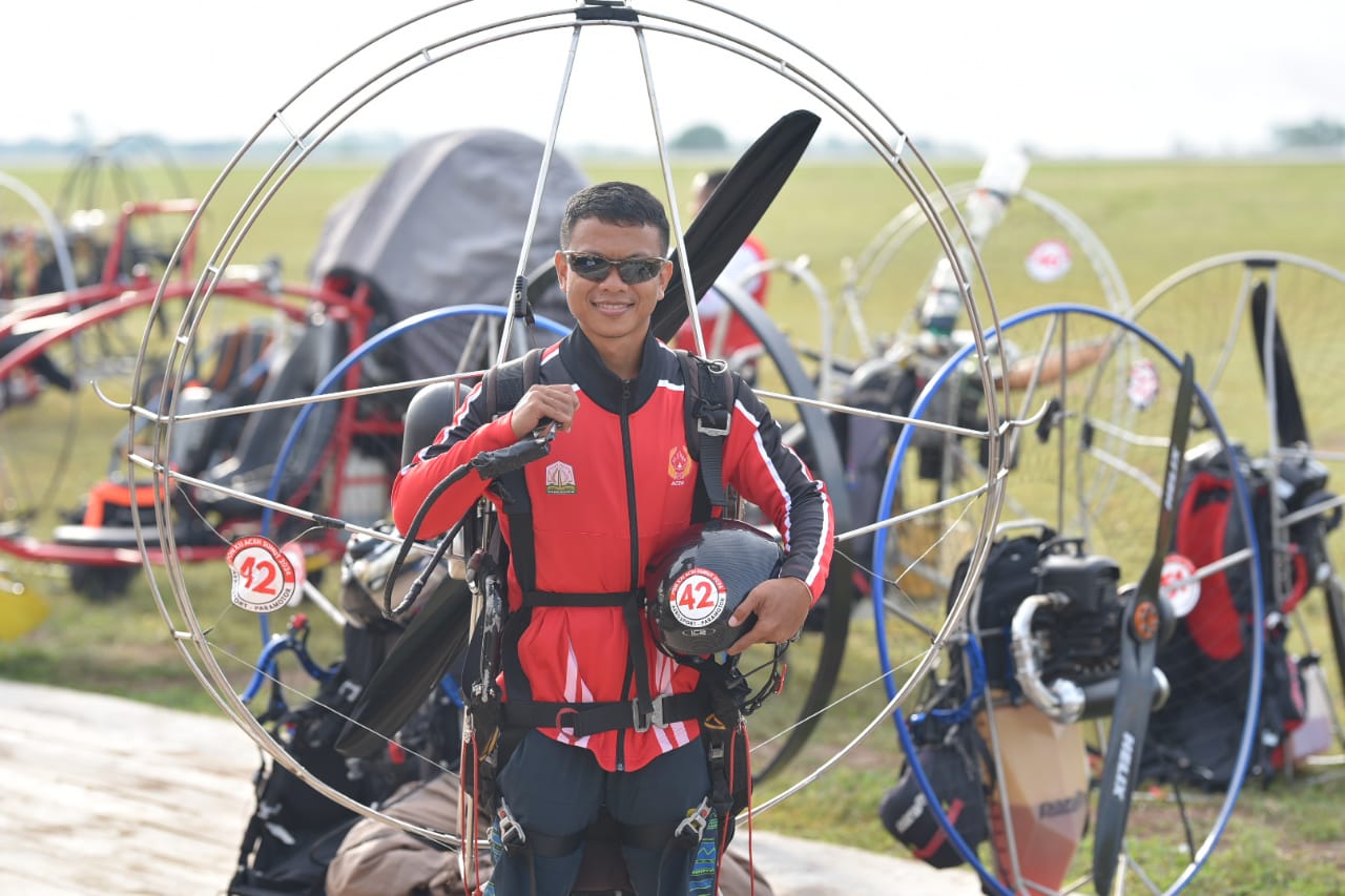 Aceh Sabet 2 Medali Emas Dan Satu Perak Paramotor