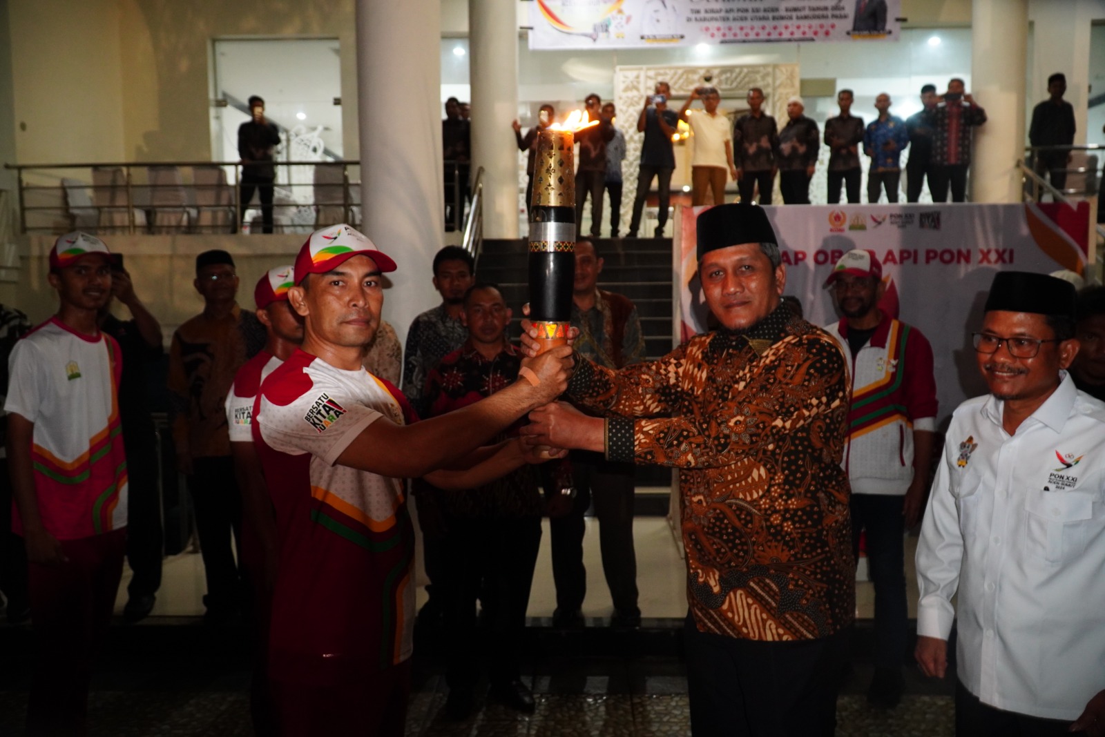 Obor Api PON XXI 2024 Bersemayam Di Aceh Utara